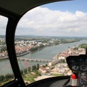 Vol en hélicoptère pendant les vacances