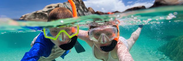 Le snorkeling dans les îles des Caraïbes