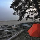 Vacances en camping sur le bord de la méditerranée